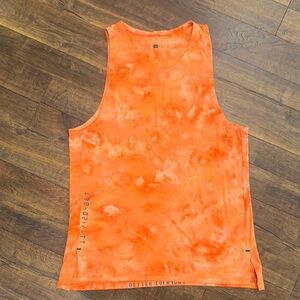 Orange Tie-Dye Lululemon Tank Top